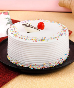 Sprinkled Vanilla Cake